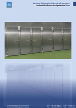UFSK International:Broschüre mit technischen Daten: Leichenkühlzellen, durchgehende Türen - UFSK International