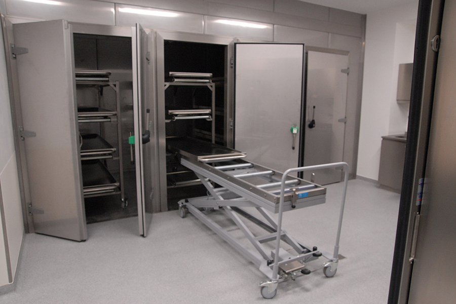 Mortuary Refrigeration Units with Rack Loading UFSKInternational Germany